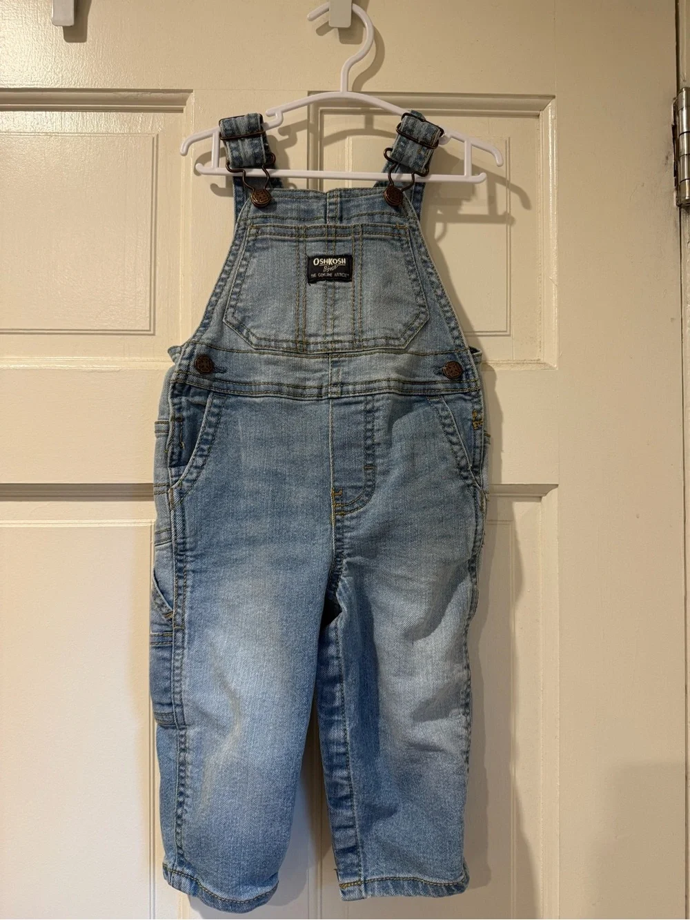 OshKosh B'gosh Light Blue Denim Baby Overalls